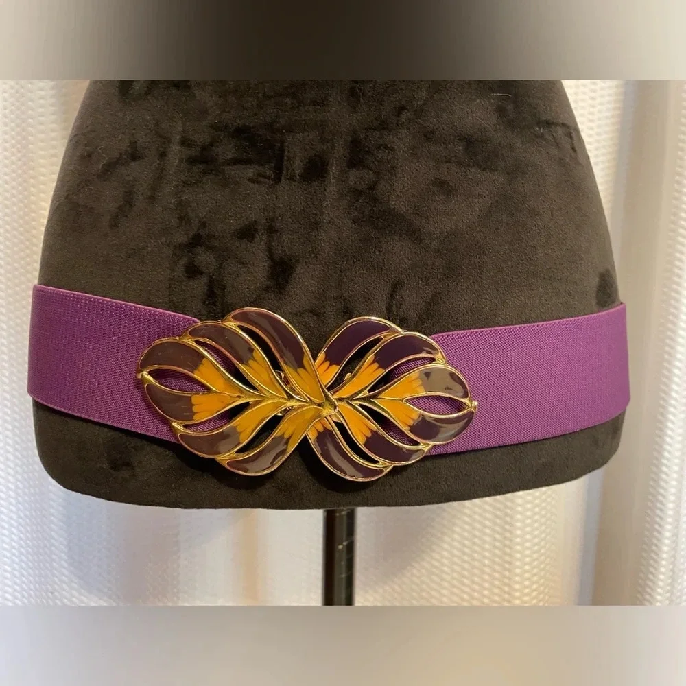 Purple 2” Stretch Belt OS